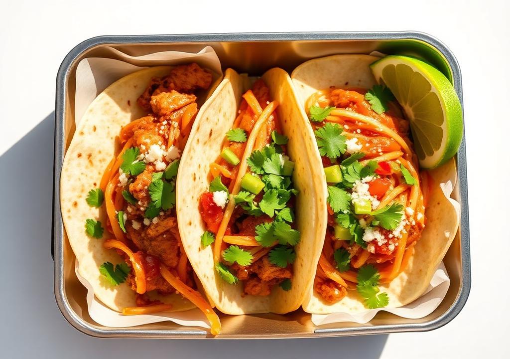 Mexican chicken taco uit de Foodm Smartfridge